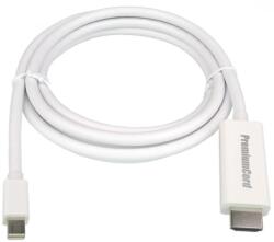 PremiumCord Mini DisplayPort HDMI Convertor Alb 1m KPORTADMK01-01 (KPORTADMK01-01)