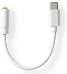 Nedis USB 2.0 Type C Jack Átalakító Fehér 10cm CCGB65950WT01 (CCGB65950WT01)
