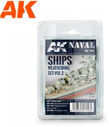 AK Interactive Ships Vol. 2 Weathering Set akrilfesték készlet 3x 35 ml (AK556)
