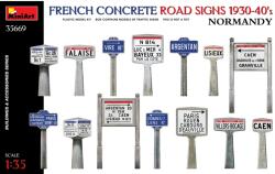 MiniArt Models 1/35 Francia beton autópálya tábla szett 1930-1940 Normandia (35669)