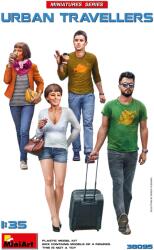 MiniArt Models 1/35 Urban Travellers városi utazó figura szett modell kiegészítő (MI38095)