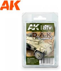AK Interactive AFV DAK Weathering Set használódás készlet 3x 35ml (AK068)
