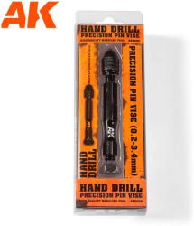 AK Interactive Mini kézi fúró készlet 0.2 - 3.4mm fejekkel (AK9006)