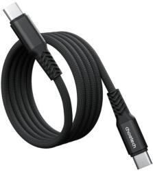 Choetech USB 2.0 Type C Összekötő Fekete 1.8m 01.02. 04. XX-XCC-1081-1M-BK (01.02.04.XX-XCC-1081-1M-BK)