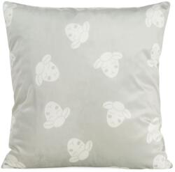 Eurofirany Kids bárány mintás bársony párnahuzat Ezüst/fehér 45x45 cm (HS404137)