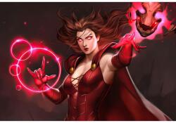  Poszter, Scarlet Witch Digital Sketch, 61x90cm, poszter 2630, Többszínű (poster2630)