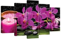 DEGRETS Vászonkép szett DEGRETS 78572, 60 x 100 cm, 5 részes (2x40x20 cm, 2x50x20 cm, 1x60x20 cm) (78572)