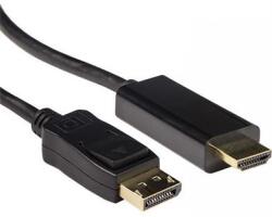 Act Connectivity DisplayPort 1.2/1.2a HDMI Átalakító Fekete 1.8m AK3990 (AK3990)