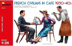 MiniArt Models 1/35 Francia civilek 1930-1940 figura modell szett (38062)
