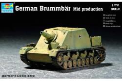Trumpeter 1/72 Brummbaer német önjáró löveg modell köztes változat (TRU07211)
