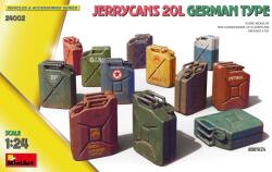 MiniArt Models 1/24 20 literes német benzines kanna szett kiegészítő (MI24002)
