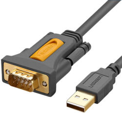 UGREEN USB-C DB9 RS-232 kábel 1m (fekete)