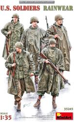 MiniArt Models 1/35 Esőkabátos amerikai katona figurák dioráma kiegészítő (MI35245)