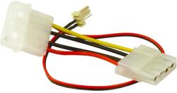 Sharkoon Molex + 3pin Táp Fehér 10cm 4044951001293 (4044951001293)