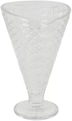 Gastro Fagylaltos pohár Waffel, átlátszó üveg, magasság: 165 mm, átmérő: 95 mm