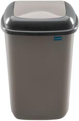 Plafor Quatro rugós billenőfedeles szemetes 12L MOCCA - emag