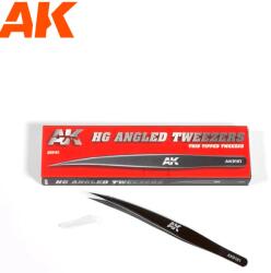 AK Interactive Hg Angled Tweezers 01 140mm (AK9161)