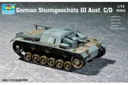 Trumpeter 1/72 Sturmgeschütz Ⅲ Ausf. C/D rohamlöveg modell (TRU07257)