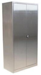 MALOW Rozsdamentes szekrény, 200 x 100 x 50 cm - manutan - 538 493 Ft