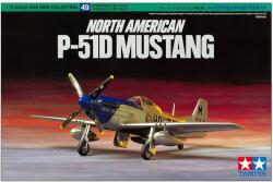 TAMIYA 1/72 North American P-51D Mustang vadászgép modell (TA60749)