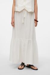 Vero Moda Vero Moda, Maxiszoknya fodros alsó szegéllyel, Fehér, XL (10311167-SNOW-WHITE-XL)
