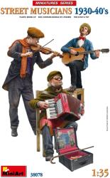MiniArt Models 1/35 Utca muzsikus figurák 1930-40 dioráma kiegészítő (MI38078)