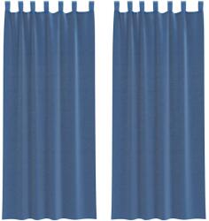 vidaXL 2 db 140x260 fátyolfüggönyök hurokkal 140x260 cm 0.33 kg 4102305 (4102305)