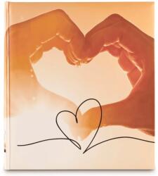 Hama 7625 Könyvalbum "Heart" 29x32 cm 60 fehér oldallal (7625)