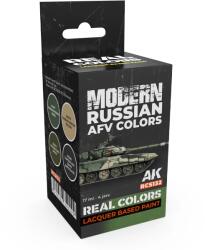 AK Interactive Modern Russian AFV Colors lakk alapú festék készlet 4x 17ml (RCS132)