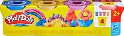 Hasbro Play-Doh Csillámos gyurma, 4 tégely