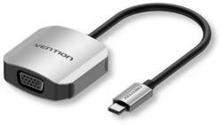 Vention USB 2.0 Type C VGA/D-Sub Átalakító Szürke 15cm TDFHB (TDFHB)