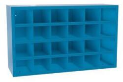 MALOW Fém műhelyszekrény osztórészekkel SFR241, 90 x 150 x 50 cm, kék