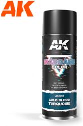 AK Interactive Wargame Color Cold Blood Turquoise Spray kék alapozó 400ml (AK1059)
