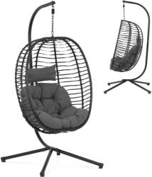  Függőkosáros kerti hintaszék 150 kg-ig