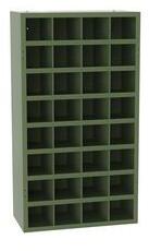 MALOW Fém műhelyszekrény osztórészekkel SFR321, 180 x 100 x 50 cm, zöld