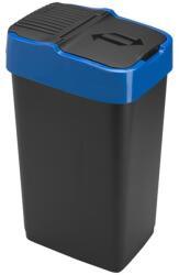 Heidrun Szemetes billenős 18L 29x23x43cm Push Up Fekete (401341)