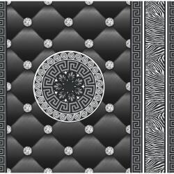 DEGRETS Tapéta DEGRETS 1439 Papír, Eileen fekete-ezüst, Méret: 0.53m x 10.05m = 5.3 m2 (1439)