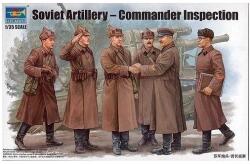 Trumpeter 1/35 Szovjet tüzérség parancsnoki ellenőrzés figura szett modell kiegészítő (00428)
