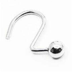 SPIRELLA 12 darabos készlet zuhanyfüggönyhöz, BUBBLE, krómozott fém, 4×6 cm