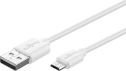 Goobay USB Micro USB Átalakító Fehér 1m 43837 (43837)