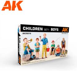AK Interactive Fiú gyerek figura készlet dioráma kiegészítő (AK35016)