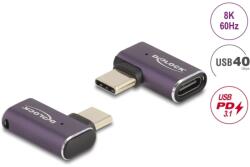 Delock USB 4.0 Type C Toldó Antracit 3cm 60287 (60287)