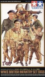 TAMIYA 1/48 Második világháborús brit gyalogság készlet modell kiegészítő (TA32526)