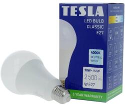TESLA Tesla - LED BULB E27 izzó, 20 W, 230 V, 2500 lm, 25 000 óra, 4000 K nappali fehér, 220°