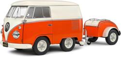 Solido Model de colecție SOLIDO Modern: Mașini - Volkswagen Transporter T1 Kool Kombi (Orange/White) (1950) (SOL1810902)