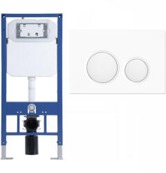 Welland M6601 Slim beépíthető fali WC tartály + nyomólap (G1201W)