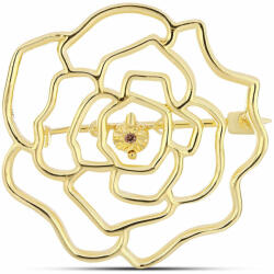  Arannyal Bevont Ezüst Bross Kognak Gyémánttal, Y61722