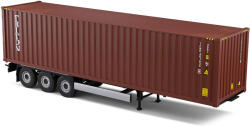 Solido Model de colecție SOLIDO Modern: remorcă containerRemorque Porte Container (Red) (2021) (SOL2400501)