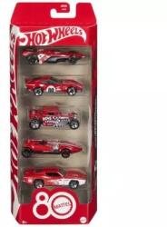 Mattel Hot Wheels: Mattel 80. évforduló, 5 db-os kisautó szett