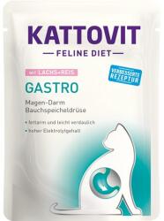KATTOVIT Feline Diet Gastro Lazac rizzsel 24 x 85 g